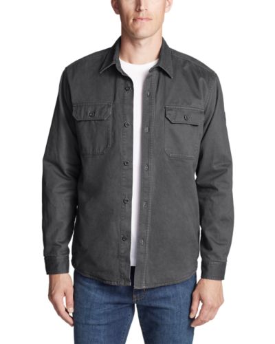 Men's Legend Wash Flannel-Lined Shirt Jacket