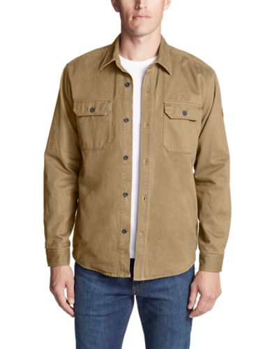 Men's Legend Wash Flannellined Shirt Jacket Eddie Bauer