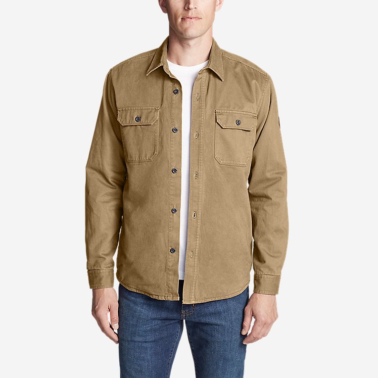 Men's Legend Wash Flannel-lined Shirt Jacket | Eddie Bauer