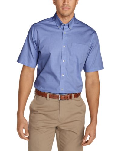 short sleeve wrinkle free shirts