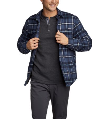 Insulated hot sale flannel mens