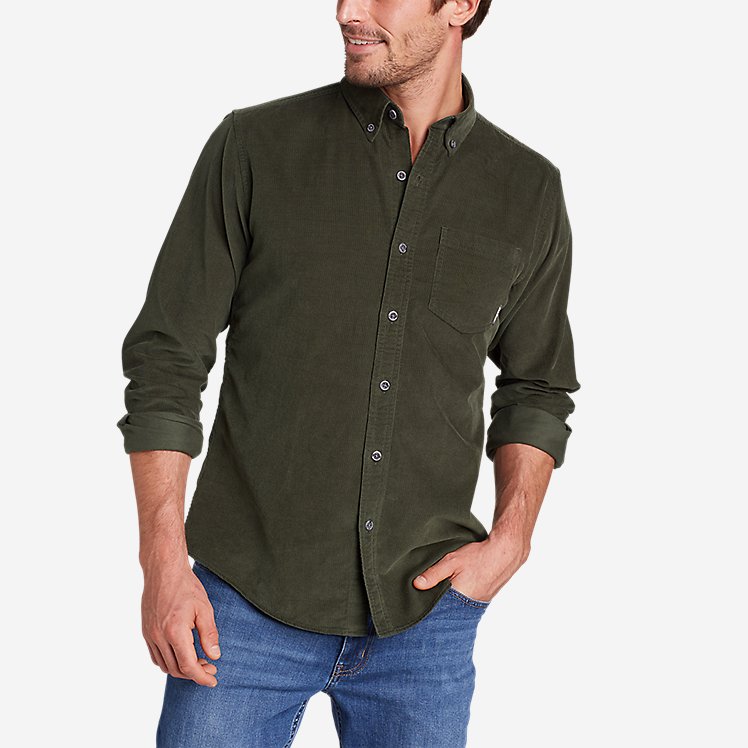 Men's Long-sleeve Corduroy Shirt | Eddie Bauer