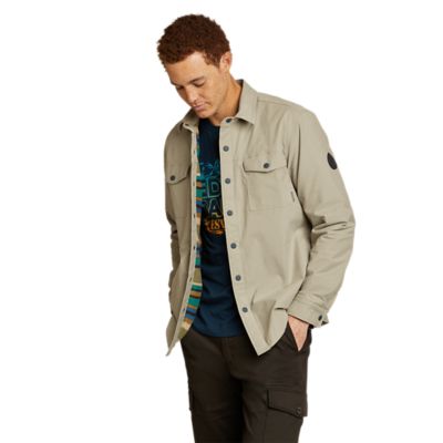 Men's Voyager Fleecelined Shirt Jacket Eddie Bauer