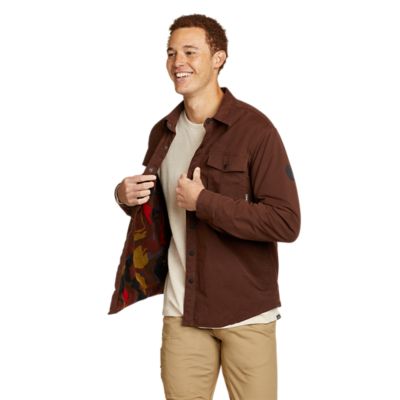 Mens Fleece Shirt Jacket