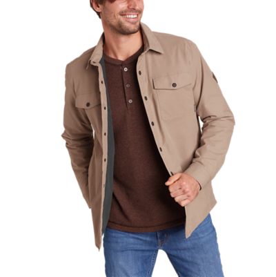 Men's Voyager Fleecelined Shirt Jacket Eddie Bauer