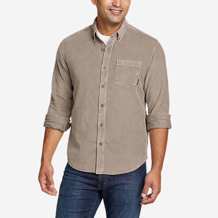 Men's Earth Wash Cord Shirt large version
