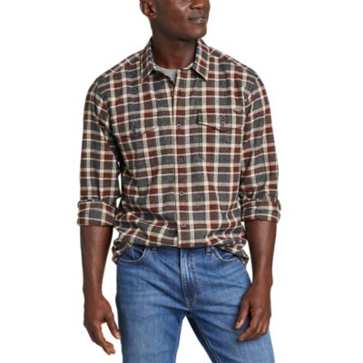 Mens Eddies Favorite Cabin Flannel Shirt