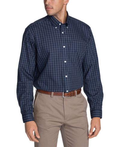 Men's Wrinkle-free Relaxed Fit Pinpoint 