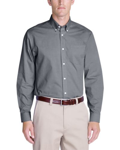 Men's Wrinkle-free Relaxed Fit Pinpoint 