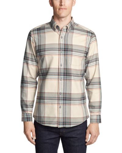 Mens Eddies Favorite Flannel Relaxed Fit Shirt - Plaid