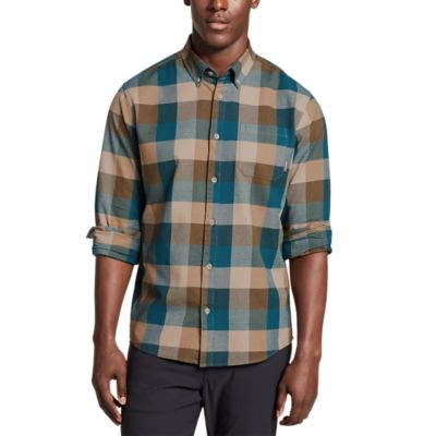 Eddie Bauer Mens Eddies Favorite Flannel Classic Fit Shirt Plaid