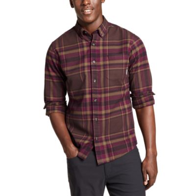 eddie bauer slim fit flannel