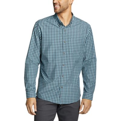 Image of Men's On The Go Long-Sleeve Poplin Shirt