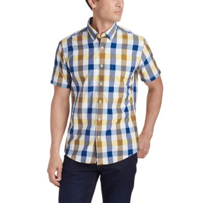 Men's On The Go Short-sleeve Poplin Shirt | Eddie Bauer