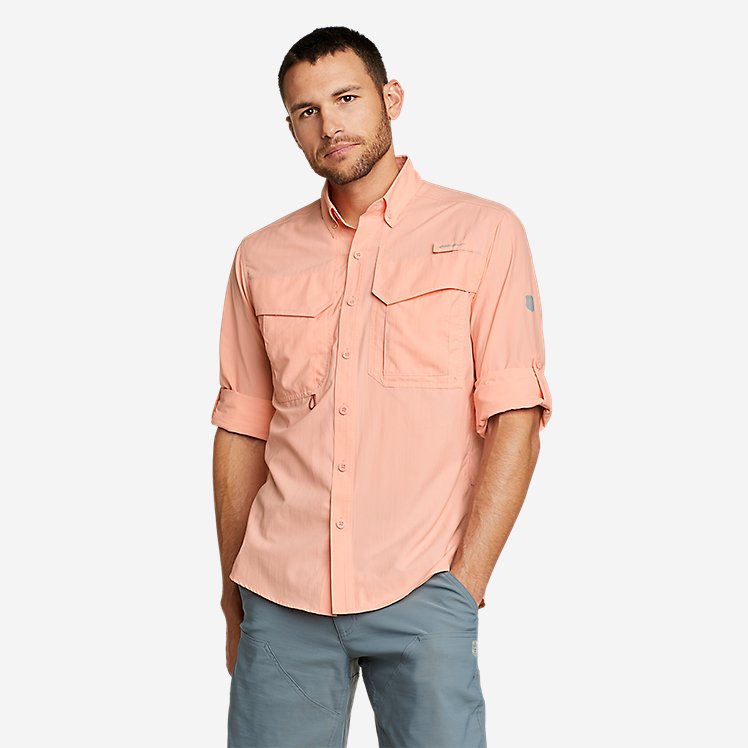Men's Long-Sleeve King Salmon Shirt large version
