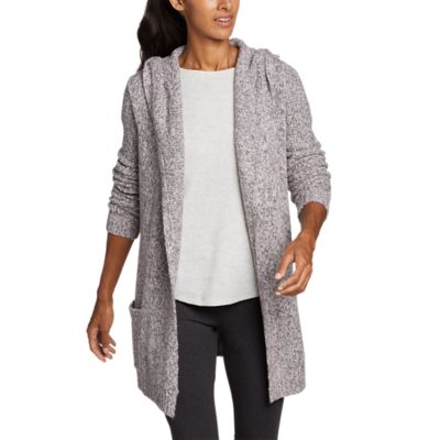 womens hooded cardigan