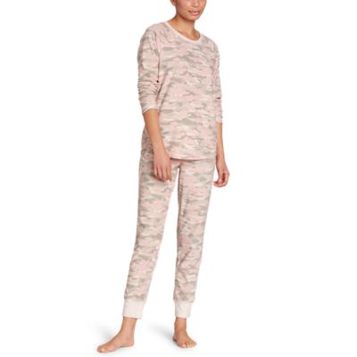 Women's Fleece Sleep Set Eddie Bauer