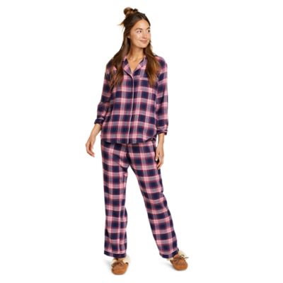 Eddie Bauer Women's Flannel Sleep Set. 1