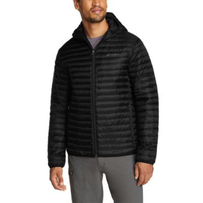 Men s Microlight Down Hooded Jacket Eddie Bauer Outlet