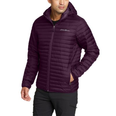 Men's Microlight Down Hooded Jacket | Eddie Bauer Outlet