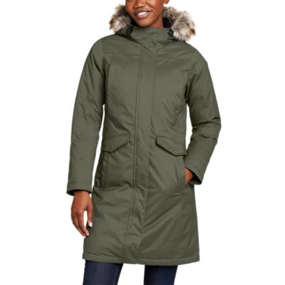 Women's Silver Lining Down Stadium Coat | Eddie Bauer Outlet