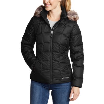 Women's down jacket store eddie bauer