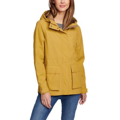 Eddie bauer clearance yellow rain jacket