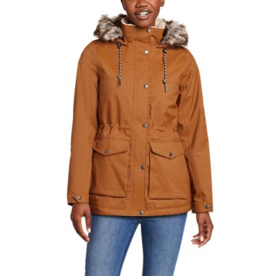 Eddie bauer shop orange jacket