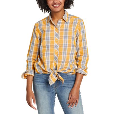 Image of Women's Etesian Tie-Front Shirt