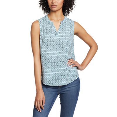 Image of Women's Escapelite Sleeveless Top - Print