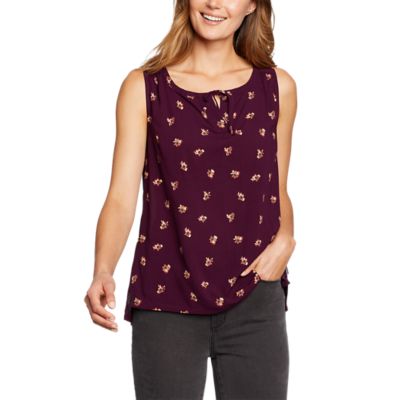 Image of Women's Thistle Sleeveless Top - Print