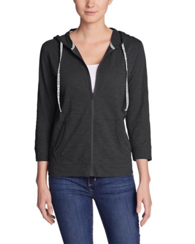 eddie bauer zip up sweater