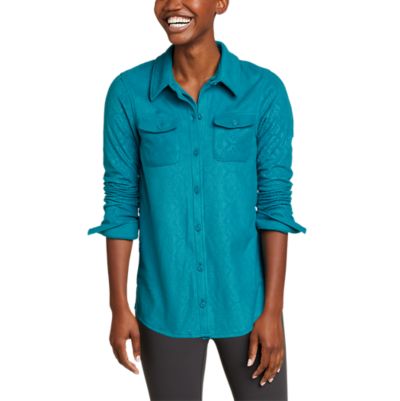 Eddie bauer fleece discount shirt