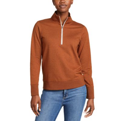 eddie bauer half zip pullover women's