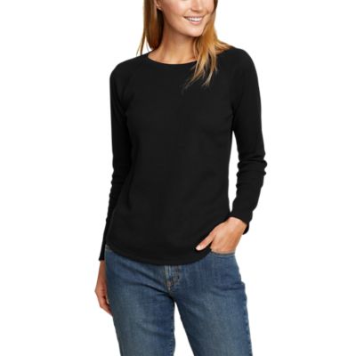 Eddie Bauer Girls' Trail Pleated-Back Long-Sleeve T-Shirt