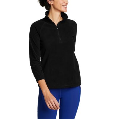 Image of Women's Fast Fleece Raglan-Sleeve 1/4-Zip - Solid