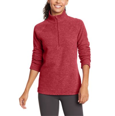 Eddie bauer ladies discount fleece quarter zip pullover