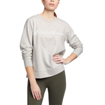 Image of Women's Camp Fleece Logo Crew Sweatshirt