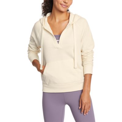 Image of Women's Camp Fleece V-Neck Hoodie