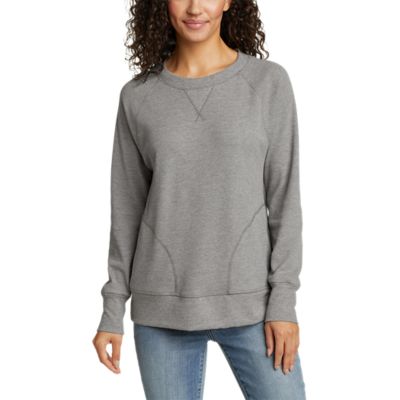 Image of Women's Thermal Long-Sleeve Pocket Crew