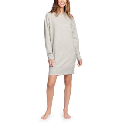 Image of Women's Camp Fleece Long-Sleeve Crew Dress