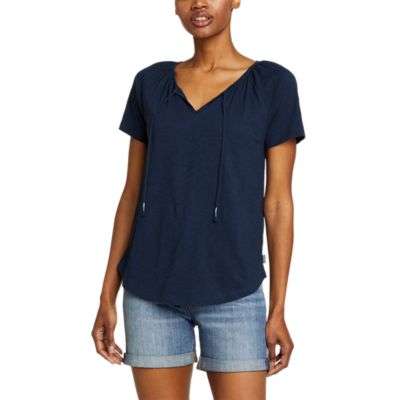 eddie bauer women's short sleeve shirt
