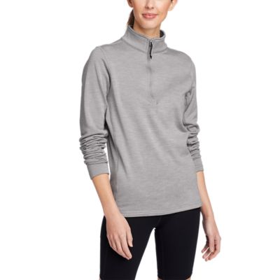 Image of Women's Grid Fleece 1/4-Zip