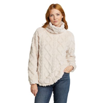 Eddie bauer cable knit sweater sale