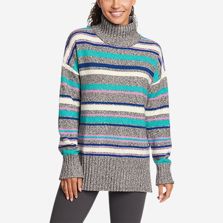 Women's Dreamknit Funnel-Neck Sweater large version