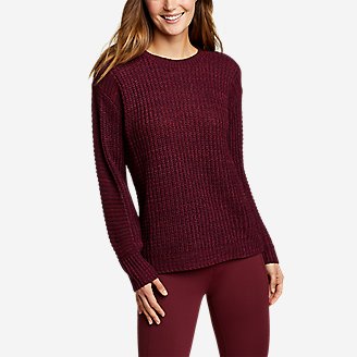 Thumbnail View 1 - Women's Pullover Crewneck Sweater
