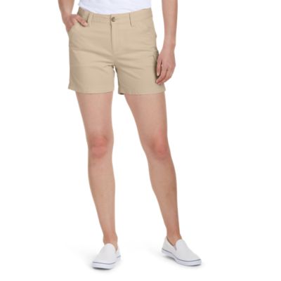 three colors Women's Eddie Bauer cargo/chino type shorts size 14 EUC!!