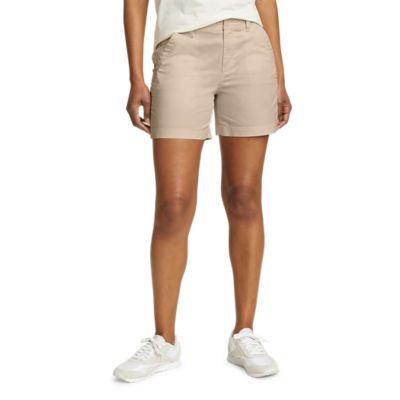 Womens khaki shorts 2024 4 inch inseam