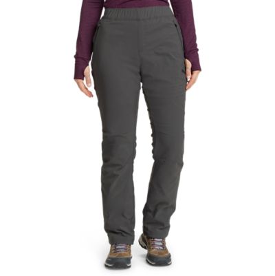 eddie bauer ladies fleece lined pants