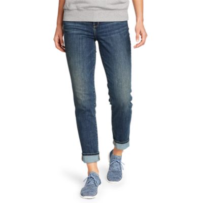Ventilación cupón pulgar Women's Revival High-rise Slim Straight Jeans | Eddie Bauer Outlet